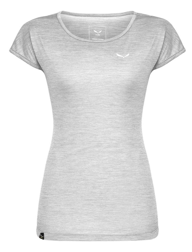 Polera Mujer Puez Melange Dry M L/S Tee - Talla: Xl, Color: white melange