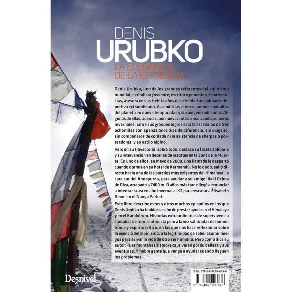 Libro Denis Urubko. La Elegancia de la Eficiencia -