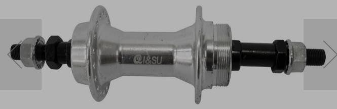 Maza (Jgo) Aluminio (36H) Qs-401 Con Tuerca -