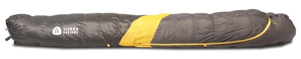 Saco De Dormir Nitro 0 - Color: BLACK/YELLOW/GRAY