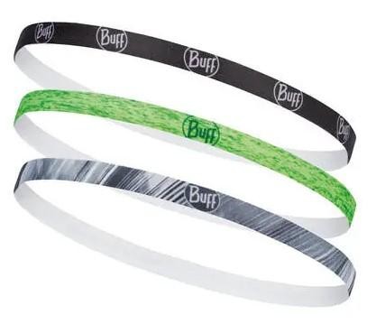 Cinta De Pelo Hairband Oney (Pack de tres) - Color: Verde Negro Plomo
