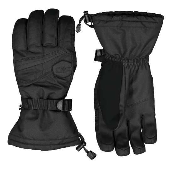 Guantes Hombre Acolchados Para Ski - Color: Negro