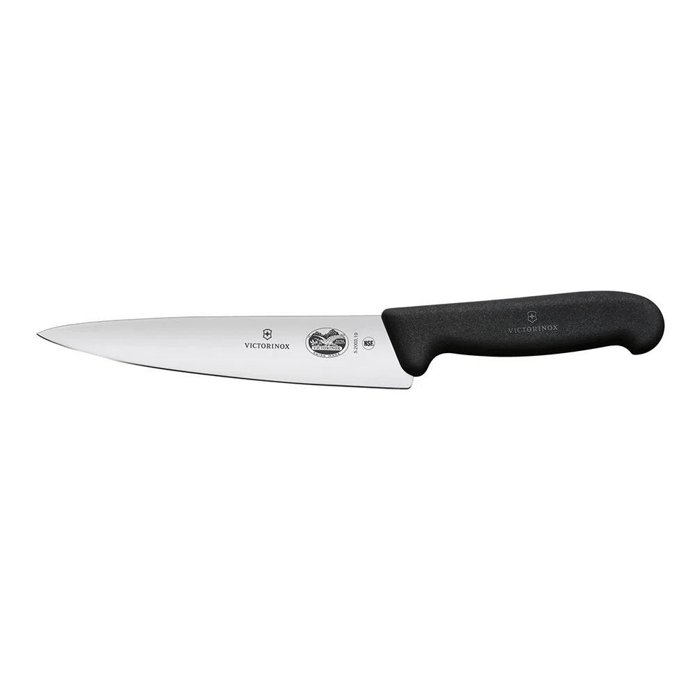 Cuchillo Cocina Fibrox 19CM - Color: Negro