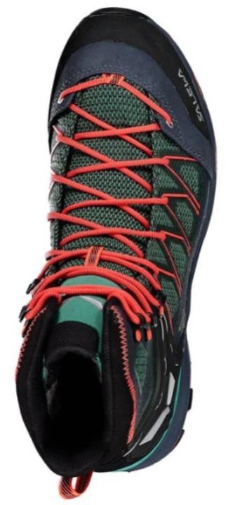 Zapato Mujer MTN Trainer Lite Mid GTX - Color: Feld Green-Fluo Coral