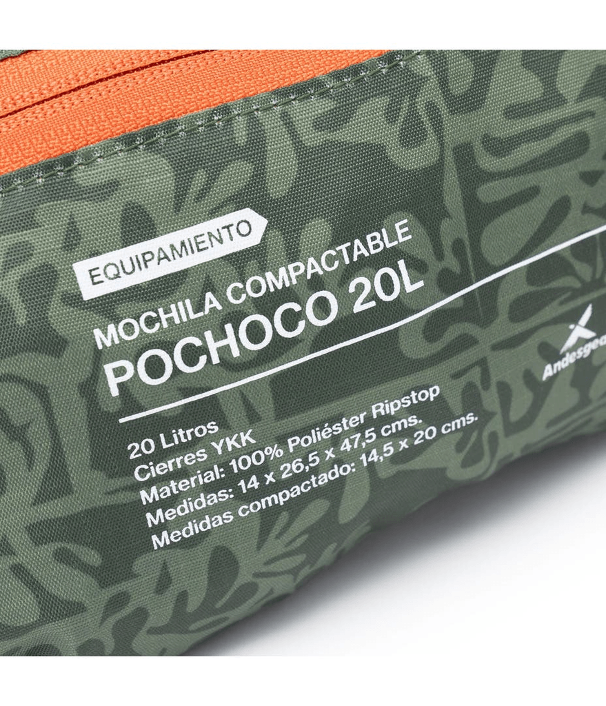 Mochila Pochoco 20L - Color: Green