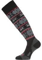 Miniatura Calcetines Ski Lana Merino SSW - Color: Black