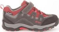 Miniatura Zapato Puelo Cs Low Velcro Kid s Niño - Color: Gris-Rojo