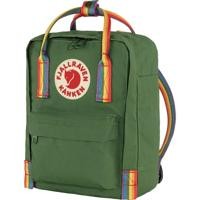 Miniatura Mochila Kanken Rainbow Mini - Color: SPRUCE GREEN-RAINBOW