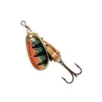 Miniatura Señuelo Spinner Vibrax Shad N 1 - Color: Dorado Atigrado