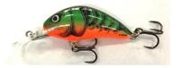 Miniatura Señuelo De Pesca Hornet Sinking 4cm - Color: Verde-Rojo