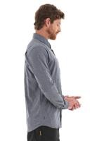 Miniatura Camisa Hombre Rosselot Long Sleeve Q-Dry Shirt - Formato: Gris Oscuro, Talla: S