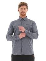 Miniatura Camisa Hombre Rosselot Long Sleeve Q-Dry Shirt - Formato: Gris Oscuro, Talla: S