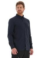 Miniatura Camisa Hombre Rosselot Long Sleeve Q-Dry Shirt - Formato: Azul Noche , Talla: S