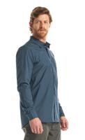 Miniatura Camisa Hombre Alloy Long Sleeve Shirt  - Color: Melange Azul Marino , Talla: S