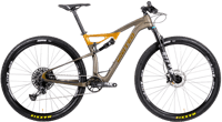 Miniatura Bicicleta Epsilon C100 ARO 29 - Color: Cafe-Dorado