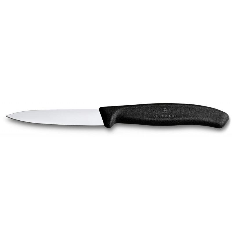 Cuchillo Verdura Puntiagudo 8 cm - Color: Negro