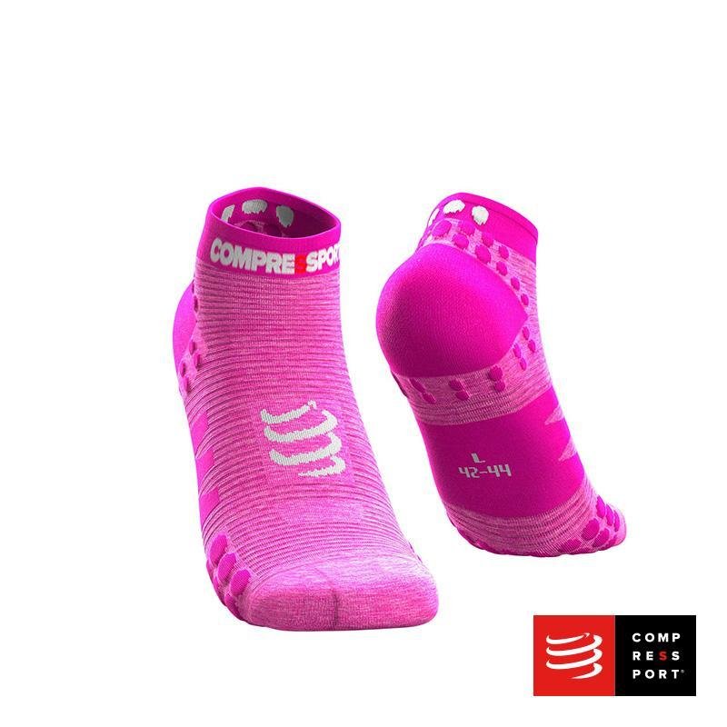 Calcetines Pro Racing Socks Run Low V3 - Color: Rosado