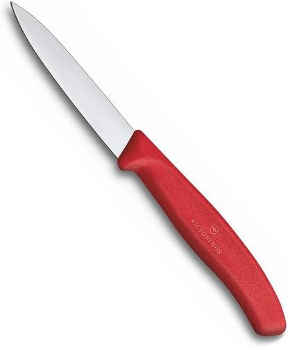 Cuchillo Verdura Puntiagudo 8 cm - Color: Rojo