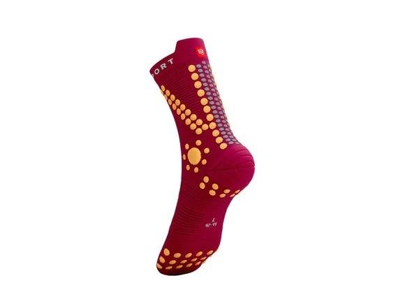 Pro Racing Socks v4.0 Trail Persian - Color: Red Blazing Orange, Talla: T2