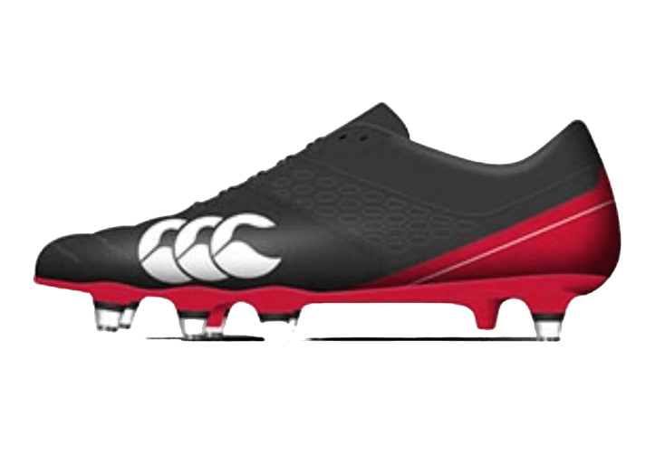 Zapato Rugby Phoenix Raze 2,0 Junior - Color: Negro-Rojo