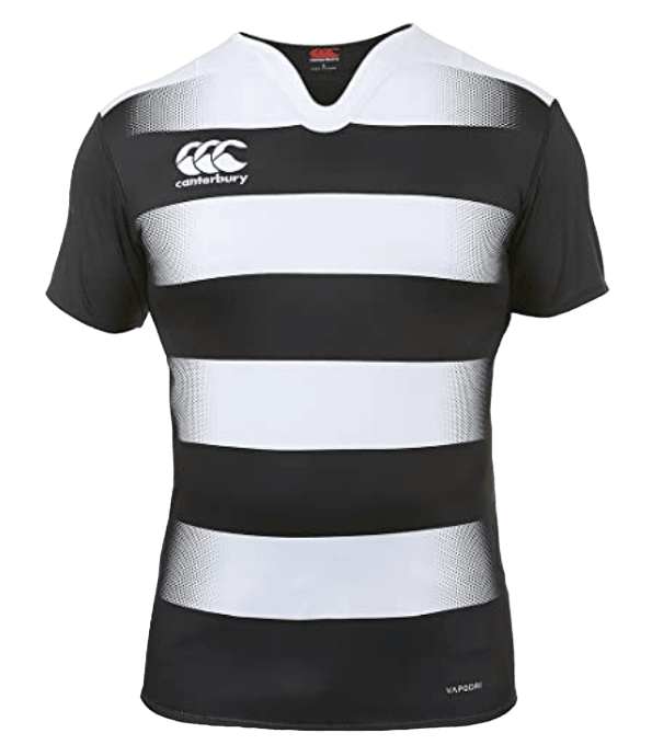Camiseta Rugby Vapodri Ho-Oped Junior - Color: Negro-Blanco