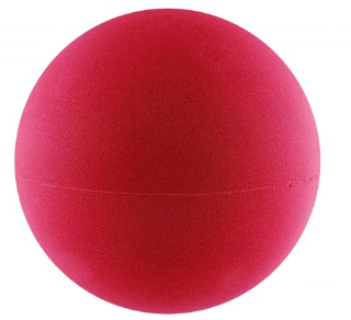 Balon Esponja 6" - Color: Rojo