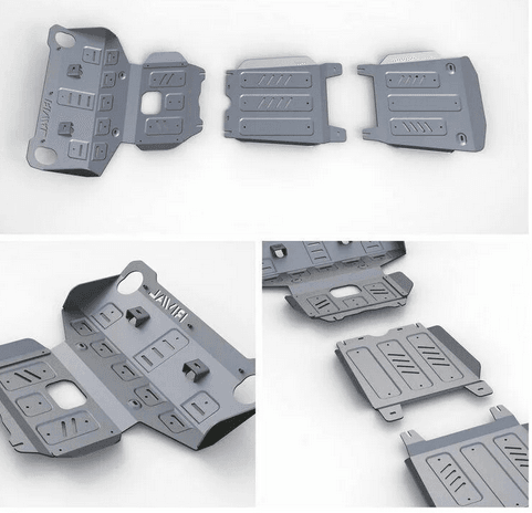 Proteccion Inferior- Para Toyota Hilux 2016+ (3 Placas De Acero 3mm) E5 -