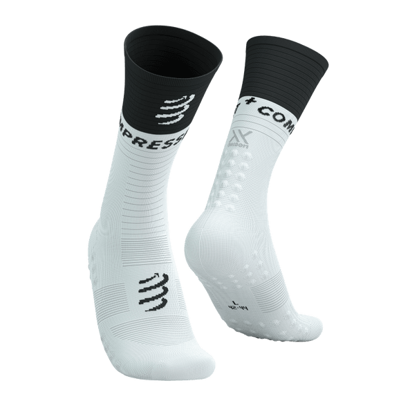 Mid Compression Socks V2.0 - Color: White/Black