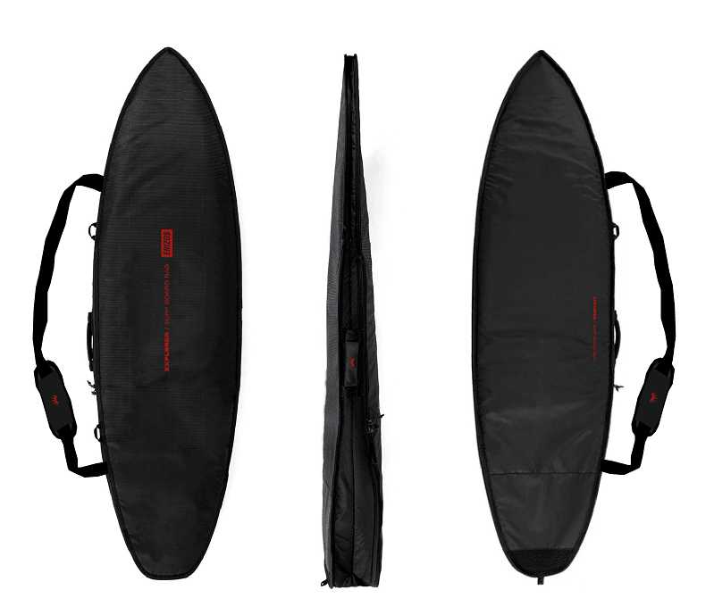 Funda Surf Single 6'8 - Color: Negro-Rojo