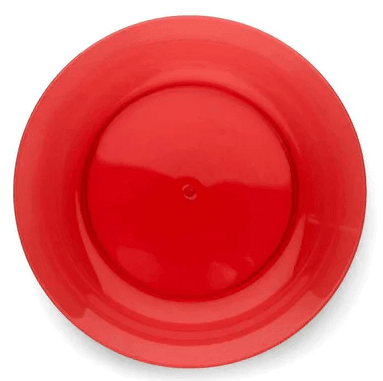 Plato Campfire Plate Lightweight Barn Red - Color: Rojo