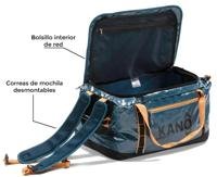 Miniatura Bolso Mochila Impermeable 60L - Color: Azul