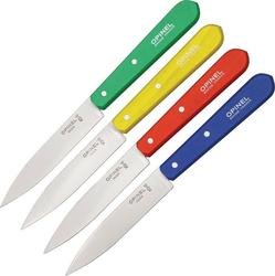 Miniatura Set of 4 N°112 assorted classic colours paring knives