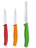 Miniatura Juego Cuchillos Verdura 3 Unidades - Color: Verde-Rojo-Amarillo
