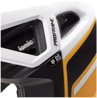 Miniatura Casco Bicicleta Proframe RS Racik - Color: Blanco-Amarillo