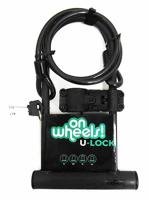Miniatura Candado U - Lock Largo Con Piola Y Soporte - Talla: L, Color: Negro