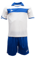 Miniatura Uniforme De Fútbol London Delta Eco Adulto - Color: Blanco-Azul