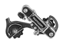 Miniatura Cambio 6/7-Speed , W/Riveted  Adapter (Bmx-Track), Ind Pack E -