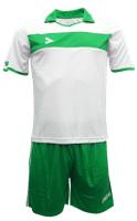 Miniatura Uniforme De Fútbol London Delta Eco Adulto - Color: Blanco-Verde