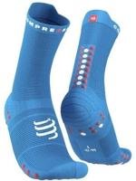 Miniatura Calcetines De Running Pro Racing Socks Run High V4.0 - Color: Pacific Blu/Deco Rose